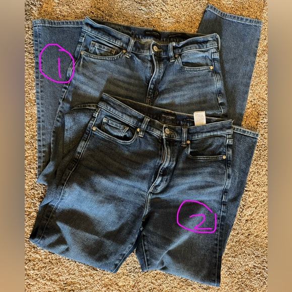 Banana Republic high rise straight 29 / 8. Blue wash - Picture 2 of 7